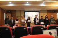 The respective awardees of Second Prize in oral presentation and poster presentation
